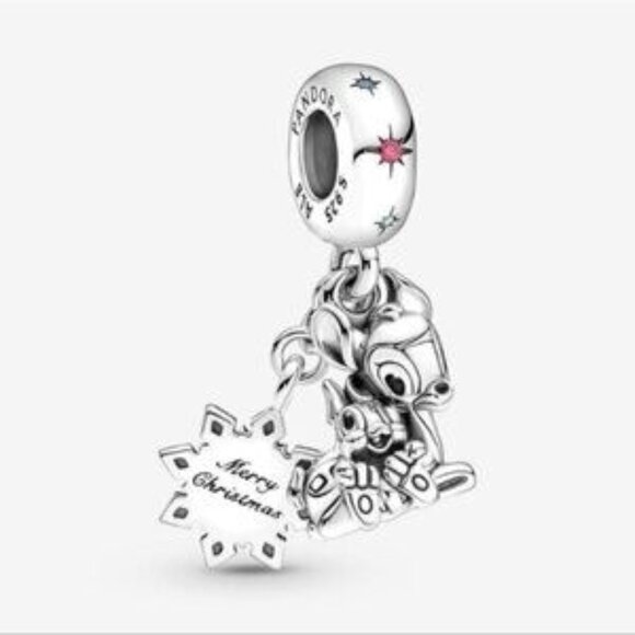 Authentic Pandora Disney Bambi & Thumper Dangle Charm - Picture 1 of 5